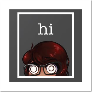 LilyTree Twitch Merch - Emote "hi" Posters and Art